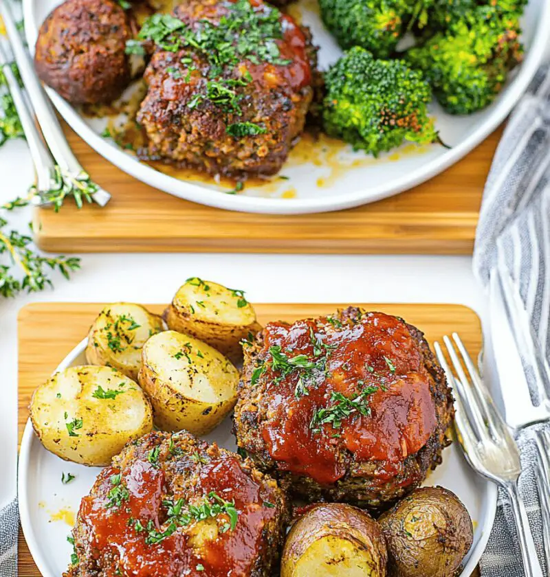 Sheet Pan Meatloaf Dinner