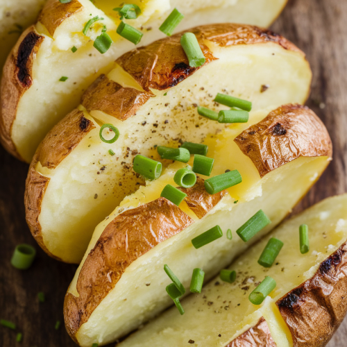 Sliced Baked Potatoes