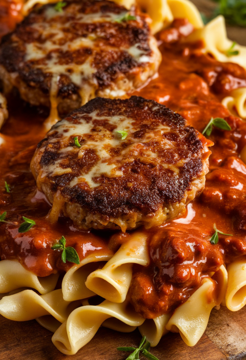 Sloppy Cheeseburger Pasta