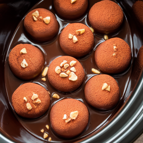Slow Cooker Chocolate Turtles 2