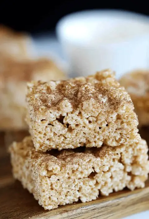 Snickerdoodle Rice Krispies Treats