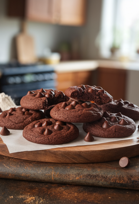 Soft Batch Chocolate Mm Cookies
