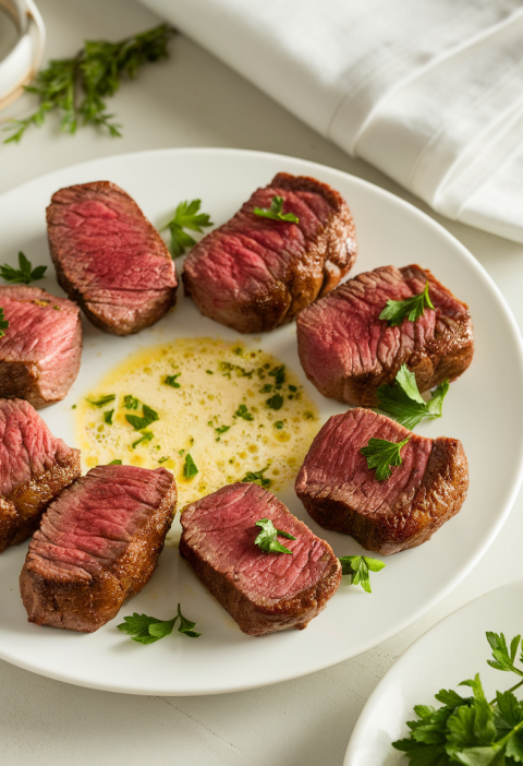 Steak Bites With Garlic Butter