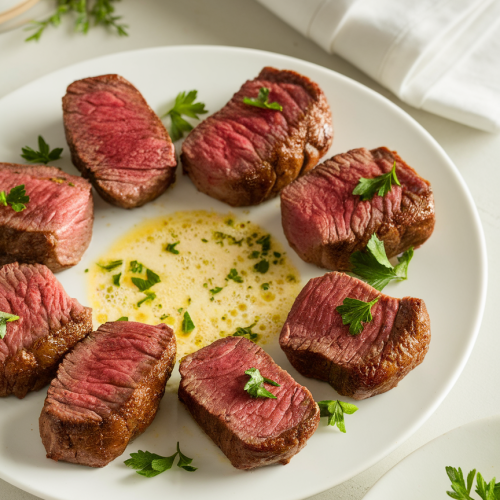 Steak Bites With Garlic Butter