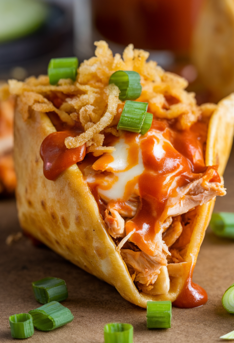 Stuffed Buffalo Chicken Shell