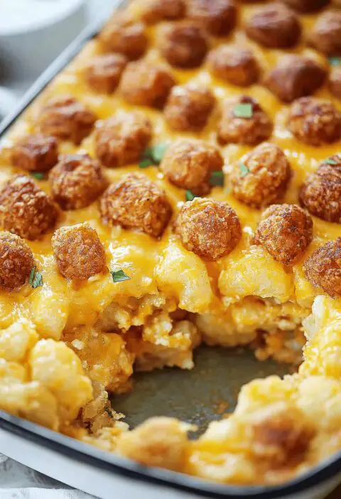 Tater Tot Breakfast Casserole