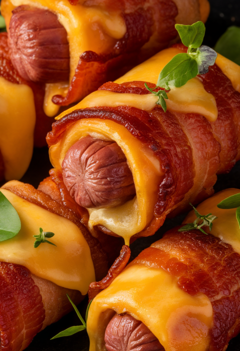 Toasted Hot Dog Roll Ups