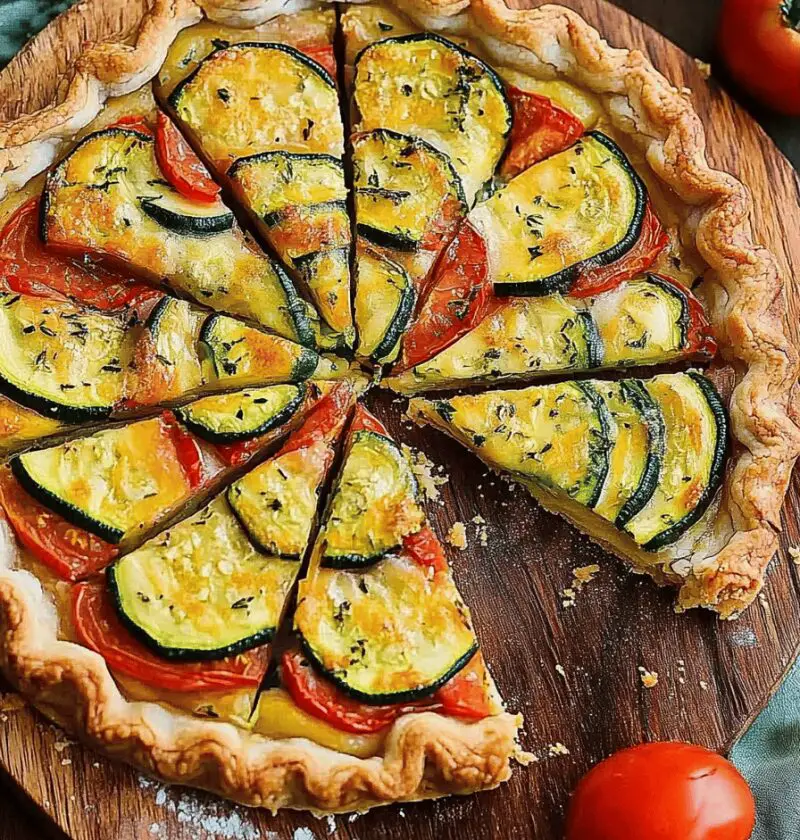 Zucchini Tomato Tart