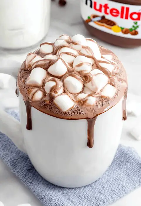 Crockpot Nutella Hot Chocolate