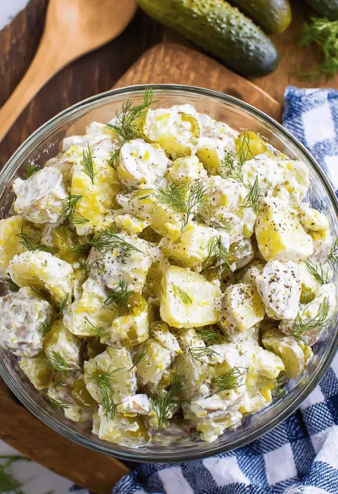 Dill Pickle Potato Salad