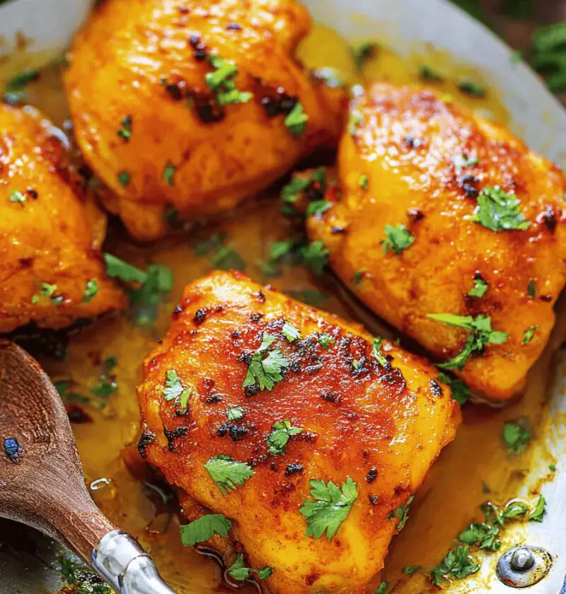 Harissa Chicken Thighs
