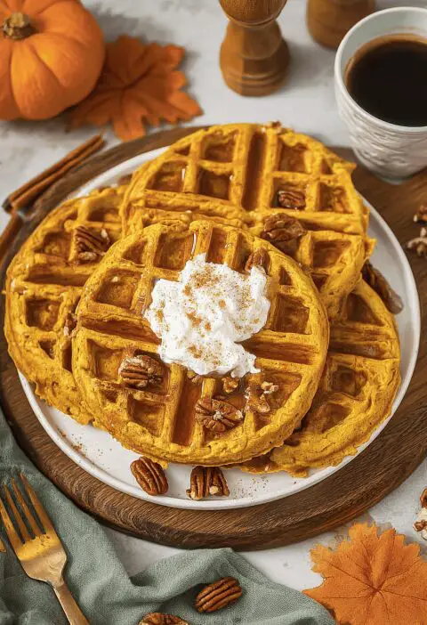 Pumpkin Waffles