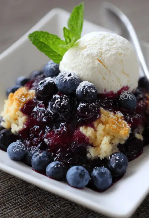 Blueberry Cobbler Recipe