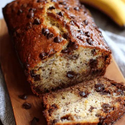 Chocolate Chip Banana Bread Recipe