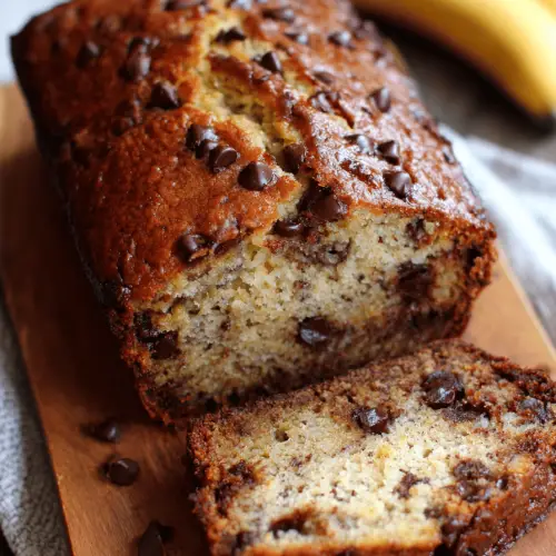 Chocolate Chip Banana Bread Recipe