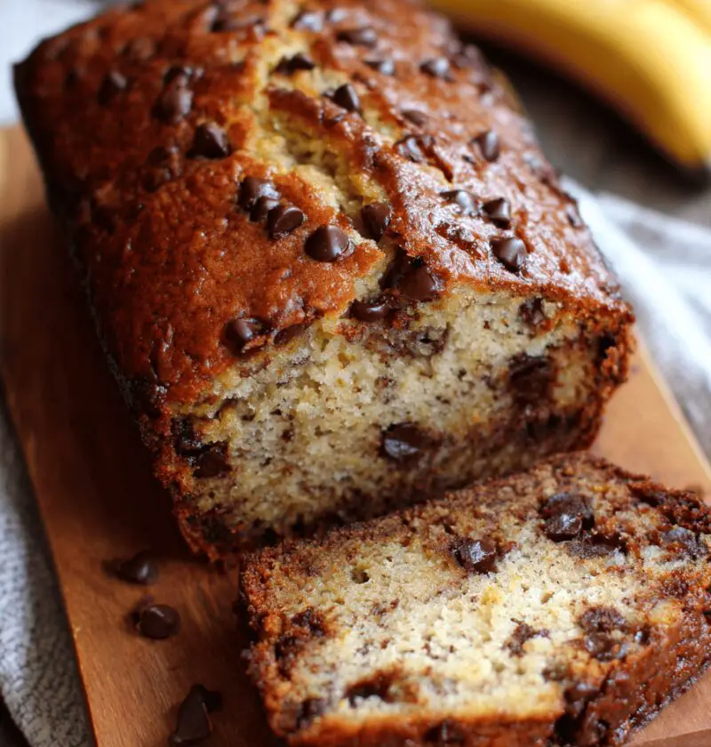 Chocolate Chip Banana Bread Recipe