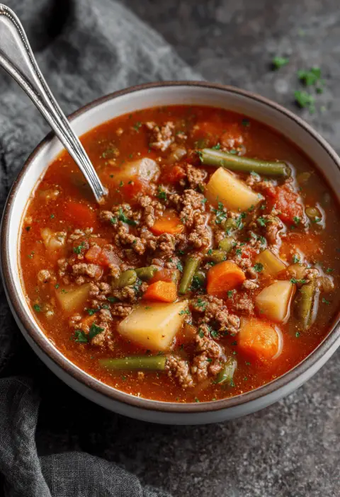 Hamburger Soup Recipe