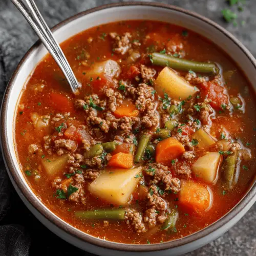 Hamburger Soup Recipe