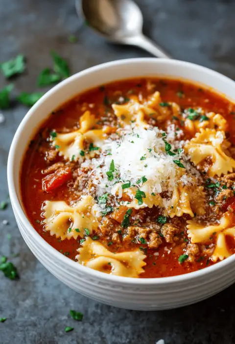 Lasagna Soup Recipe