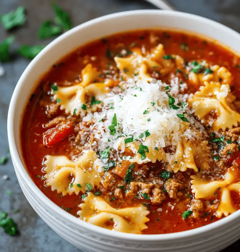 Lasagna Soup Recipe