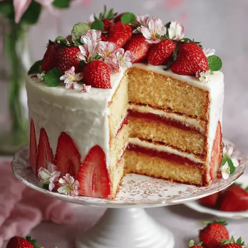 Strawberry Cake Recipe