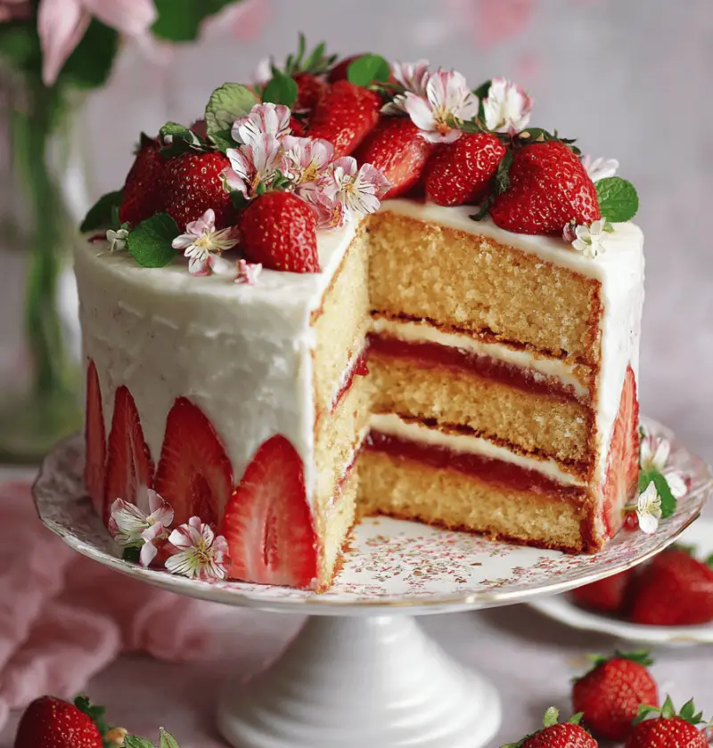 Strawberry Cake Recipe