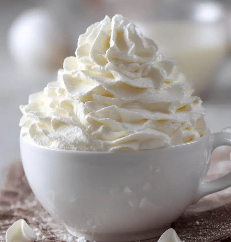 Whipped Cream Recipe
