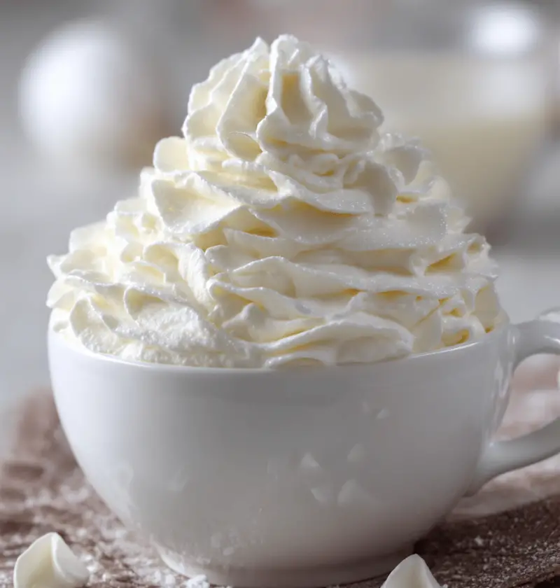 Whipped Cream Recipe