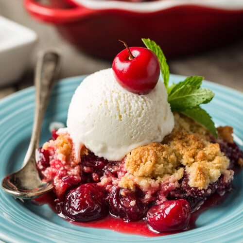 3 Ingredient Cherry Dump Cake Recipe