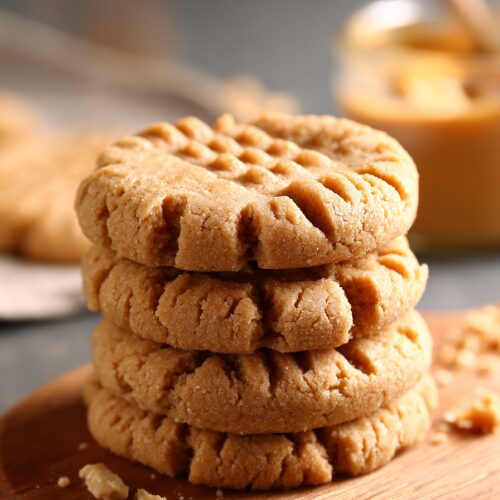 3 Ingredient Peanut Butter Cookies Recipe