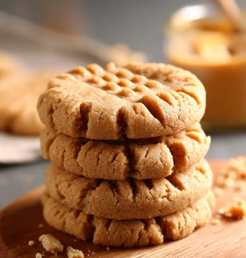 3 Ingredient Peanut Butter Cookies Recipe