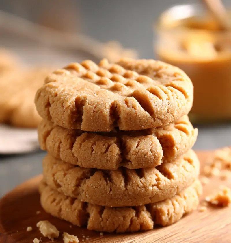 3 Ingredient Peanut Butter Cookies Recipe