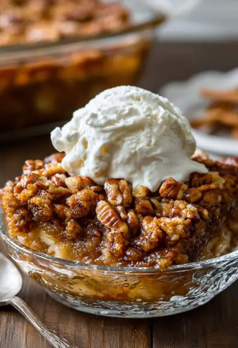 Apple Spice Dump Cake Recipe