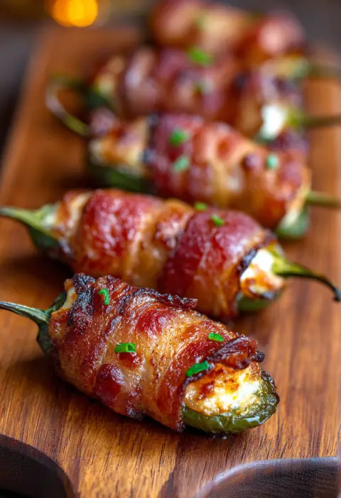 Bacon Wrapped Jalapeño Poppers Recipe