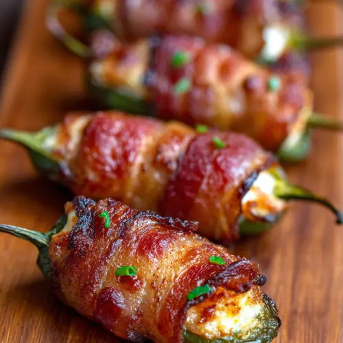 Bacon Wrapped Jalapeño Poppers Recipe