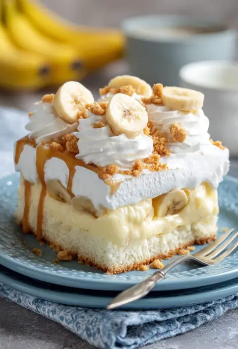Banana Pudding Poke Cake Recipe