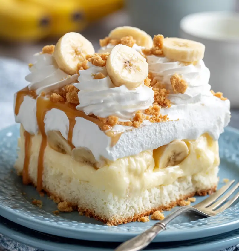 Banana Pudding Poke Cake Recipe