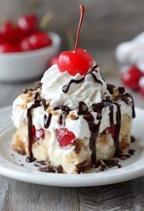 Banana Split Dump Cake Recipe