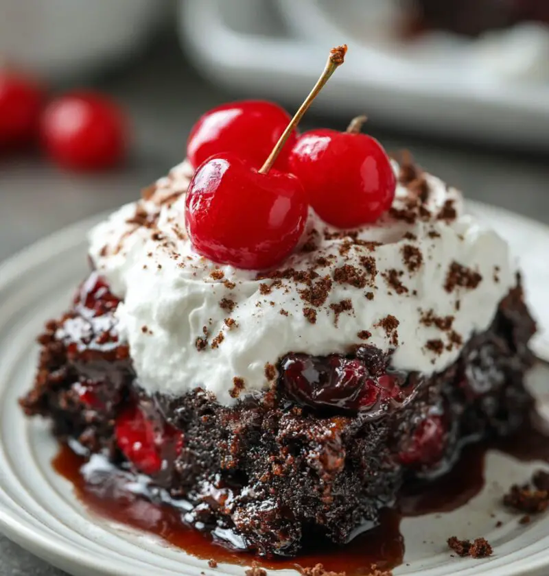 Black Forest Dump Cake Recipe