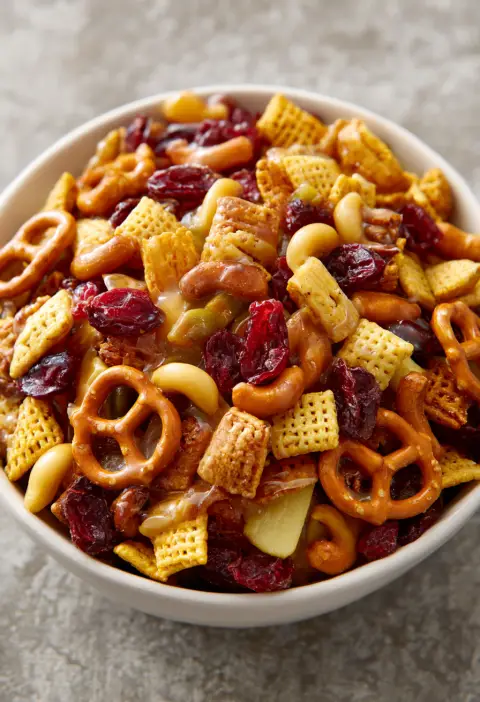 Caramel Apple Snack Mix Recipe