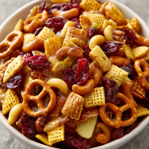 Caramel Apple Snack Mix Recipe
