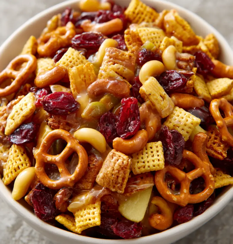 Caramel Apple Snack Mix Recipe