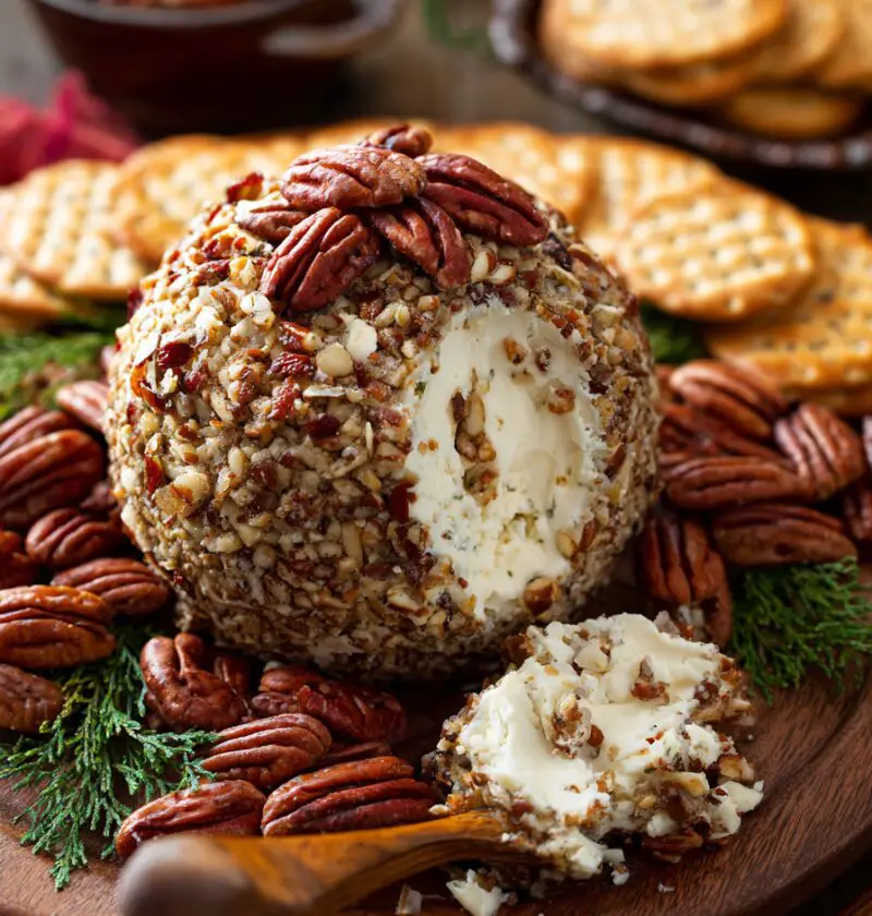 Cheese Ball Pecan Crusted Recipe