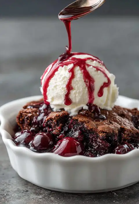 Chocolate Cherry Dump Cake Recipe