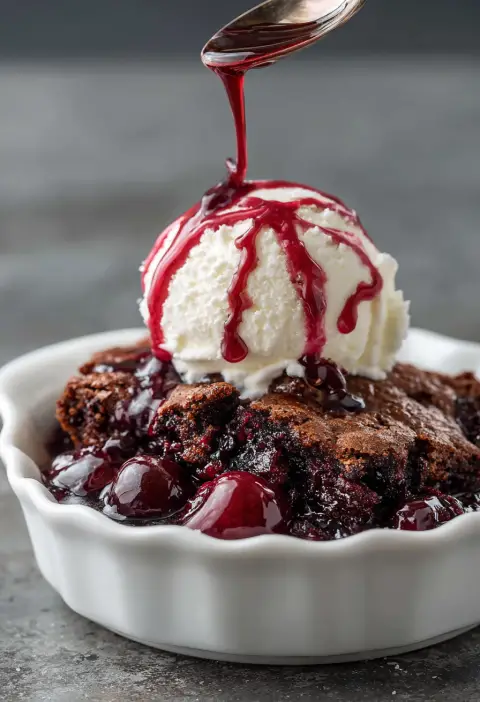 Chocolate Cherry Dump Cake Recipe
