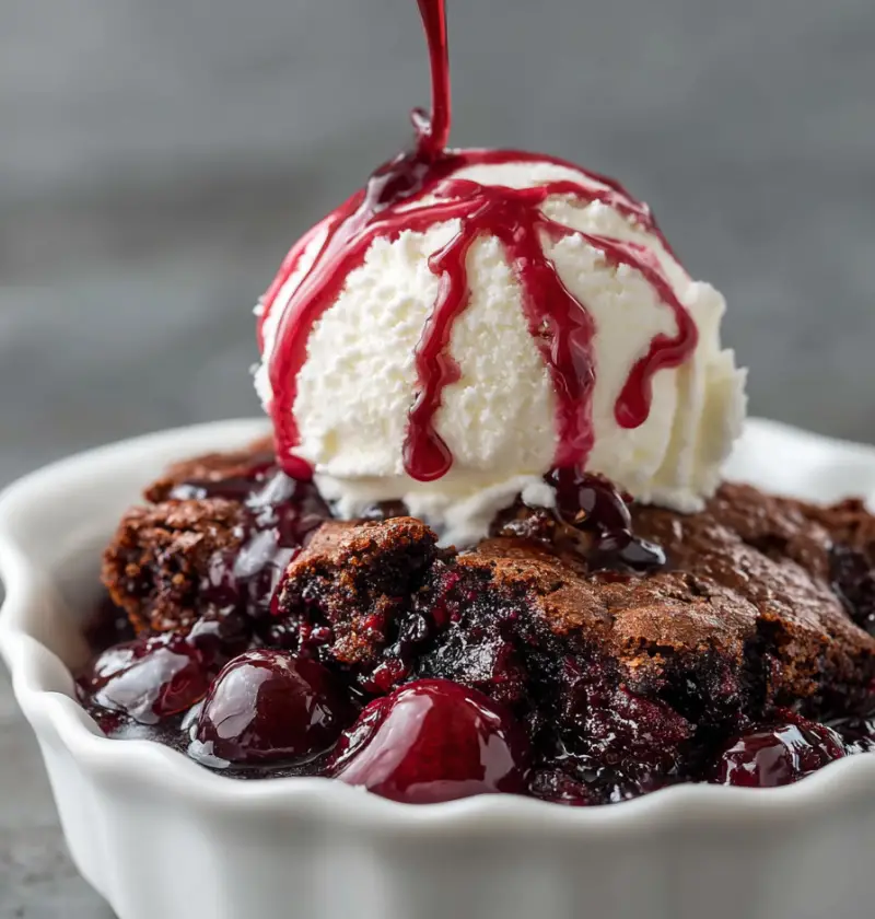 Chocolate Cherry Dump Cake Recipe