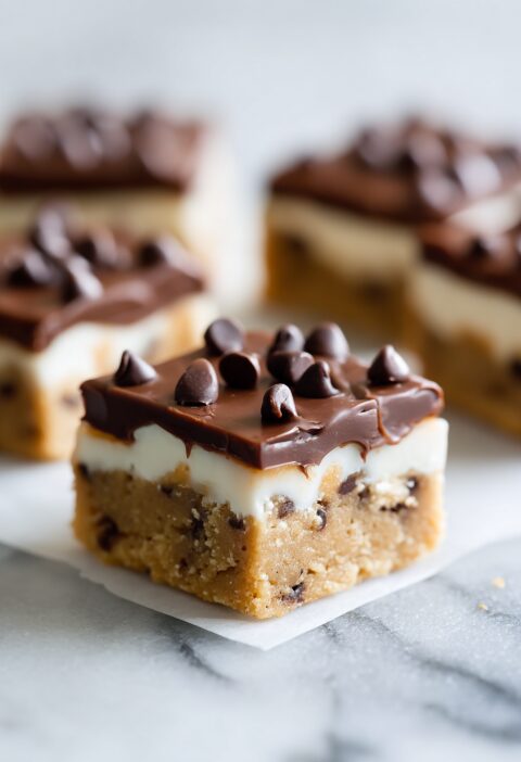 Chocolate Chip Cookie Dough Bars Recipe