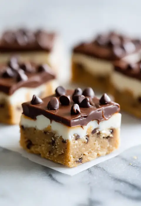 Chocolate Chip Cookie Dough Bars Recipe