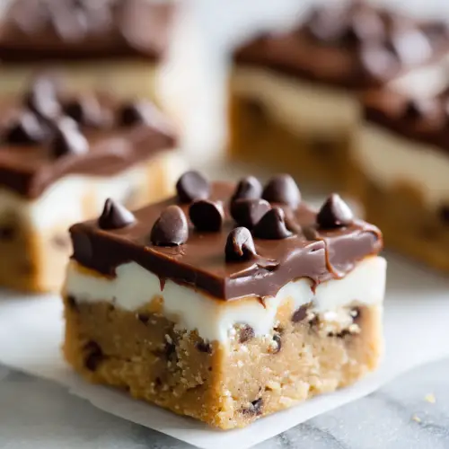 Chocolate Chip Cookie Dough Bars Recipe