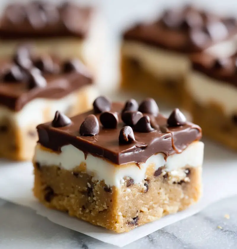 Chocolate Chip Cookie Dough Bars Recipe